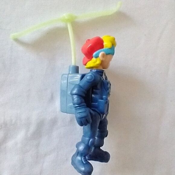 Vintage 1990 Kid Vid Cake Topper Figure Figurine Burger King Propeller Works - Picture 6 of 8